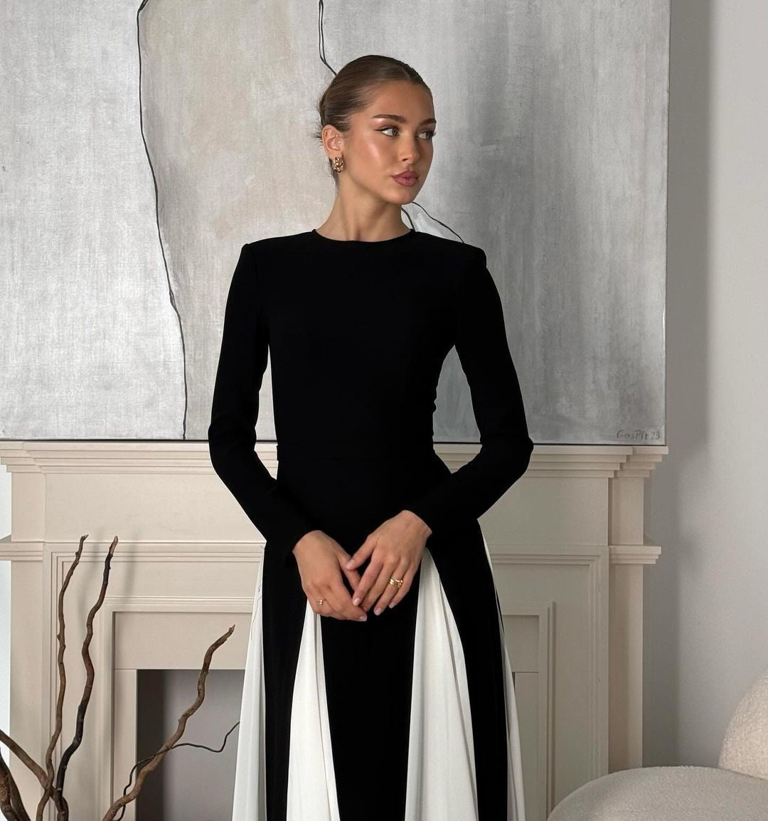 Eliza - Elegancka sukienka na ramiączkach