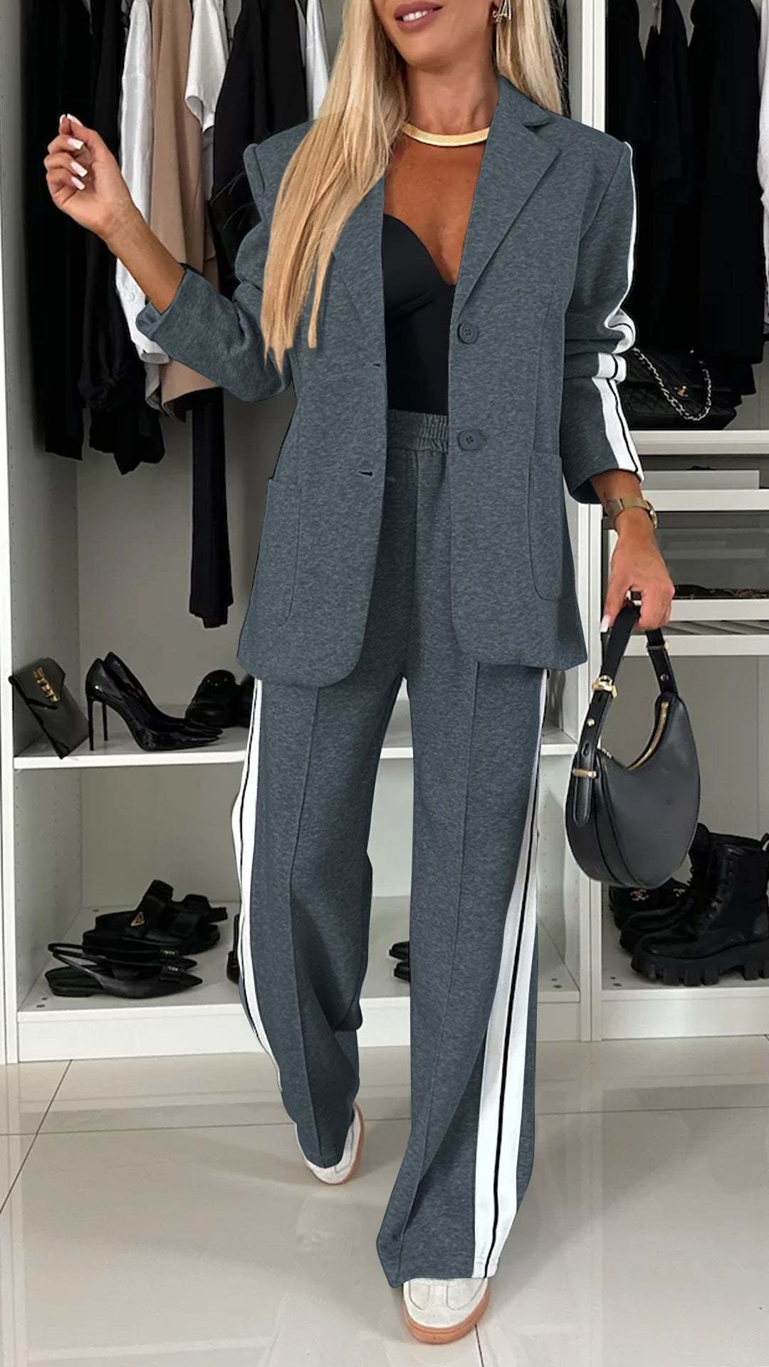 Adie - Zestaw w paski w stylu comfort