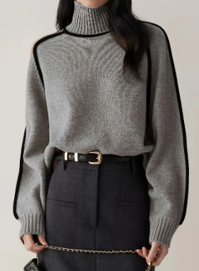 Claire - Elegancki sweter z golfem