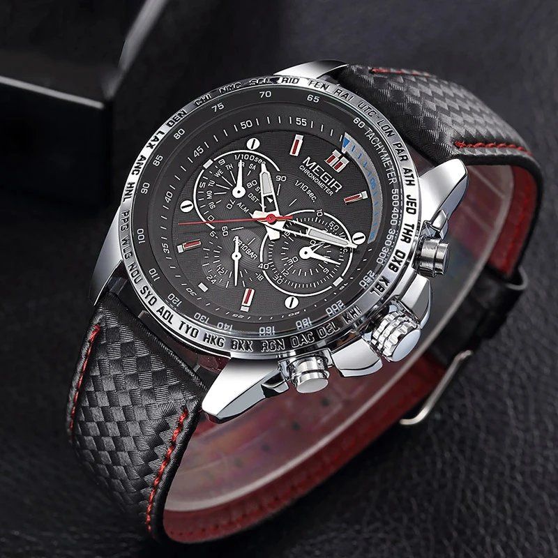 Luksusowy zegarek z mechanizmem kwarcowym klasy premium