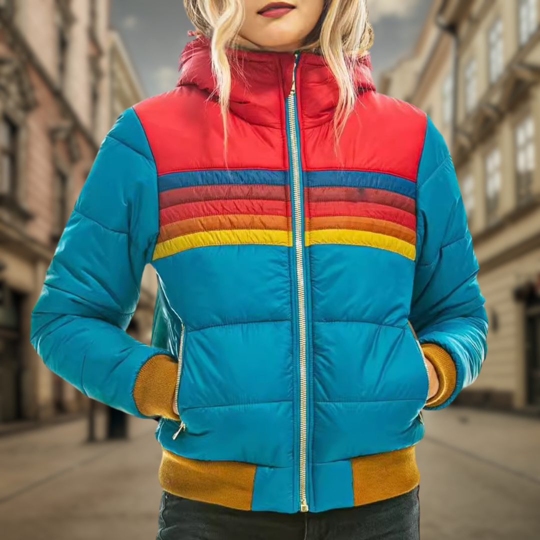 Lorena™ – Damska kurtka inspirowana stylem retro