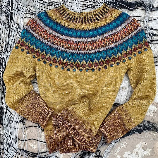 Autumn - Knitted Pullover Sweater