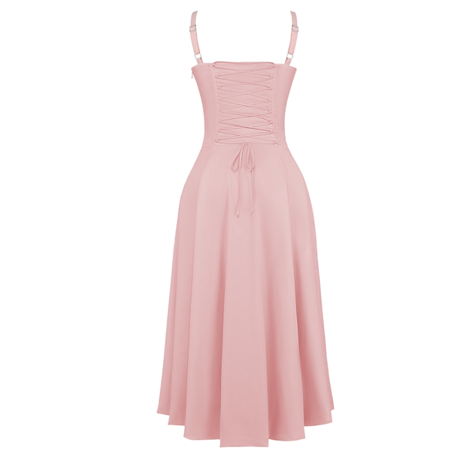 Tirzah - Zwiewna sukienka typu slip z falbanami w stylu boho