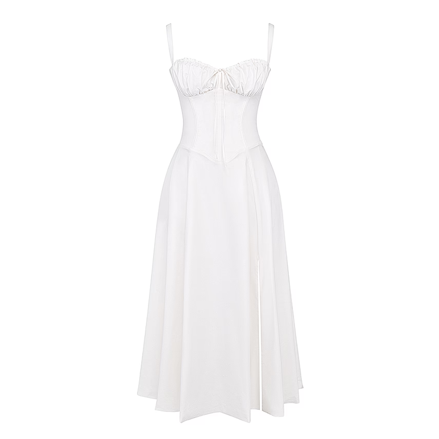 Tirzah - Zwiewna sukienka typu slip z falbanami w stylu boho