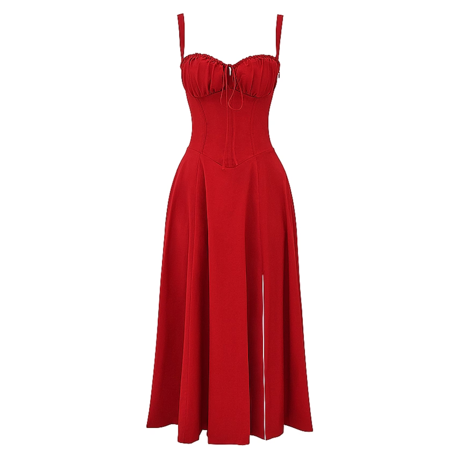 Tirzah - Zwiewna sukienka typu slip z falbanami w stylu boho