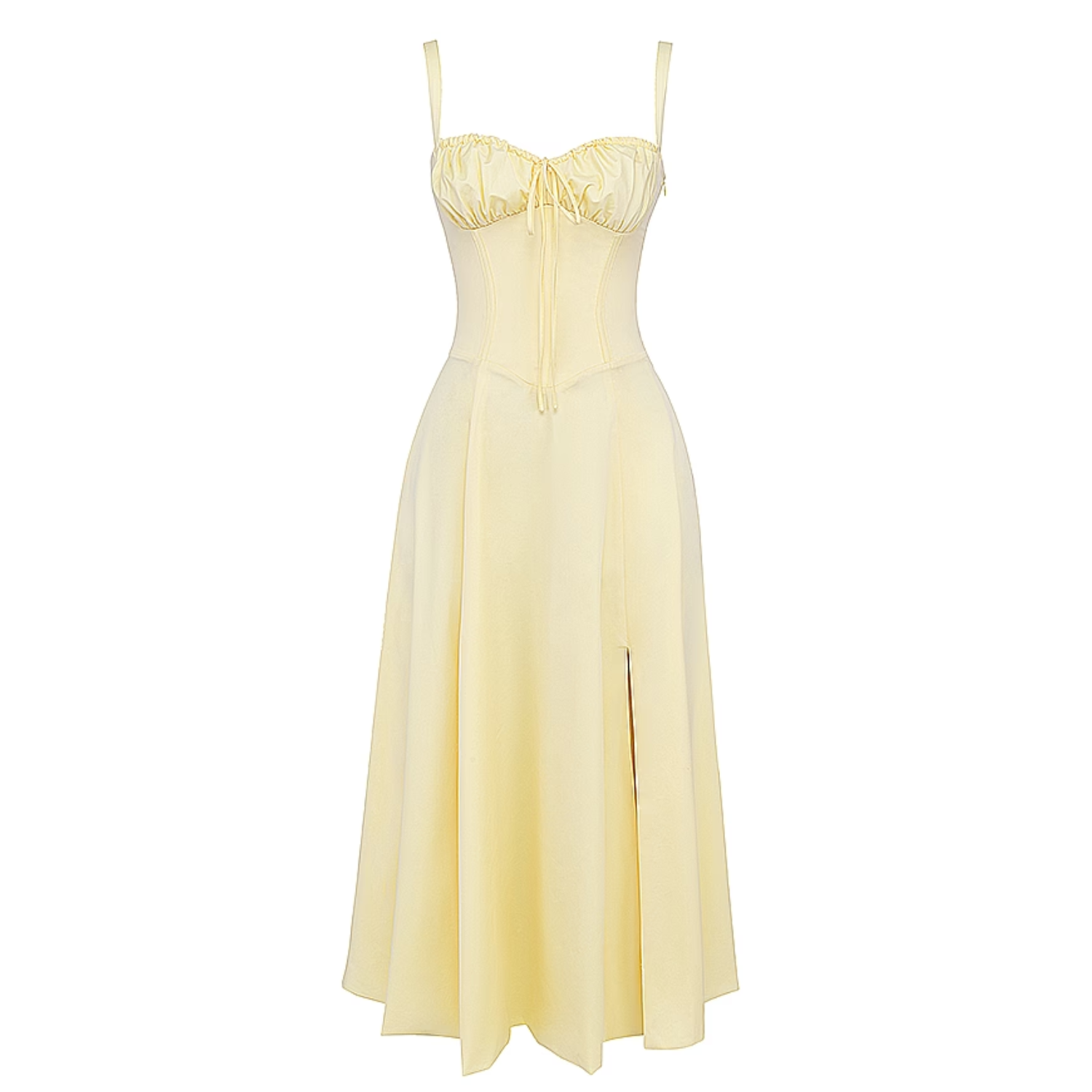 Tirzah - Zwiewna sukienka typu slip z falbanami w stylu boho