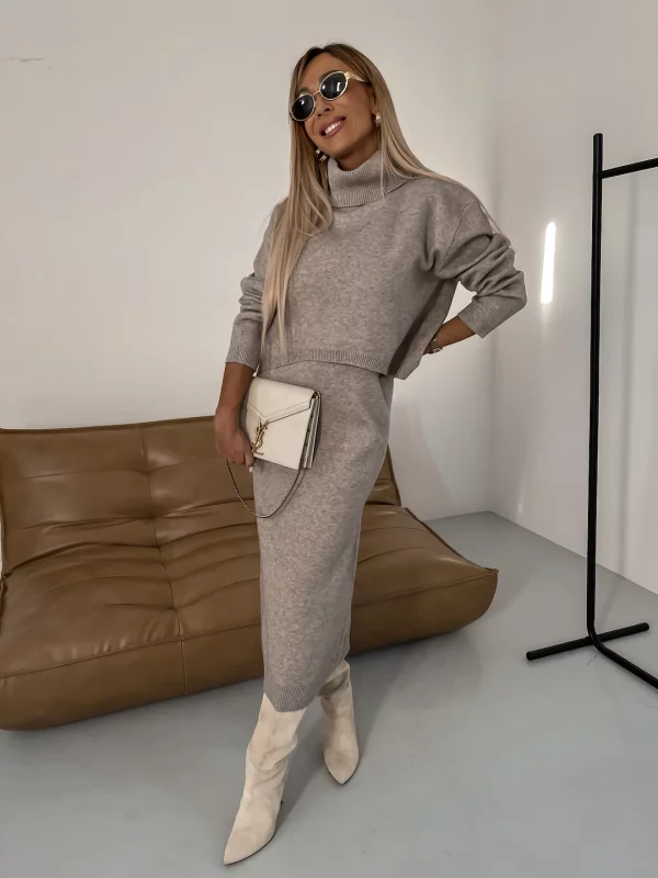Nicole - Jesienno-zimowy zestaw dzianinowy