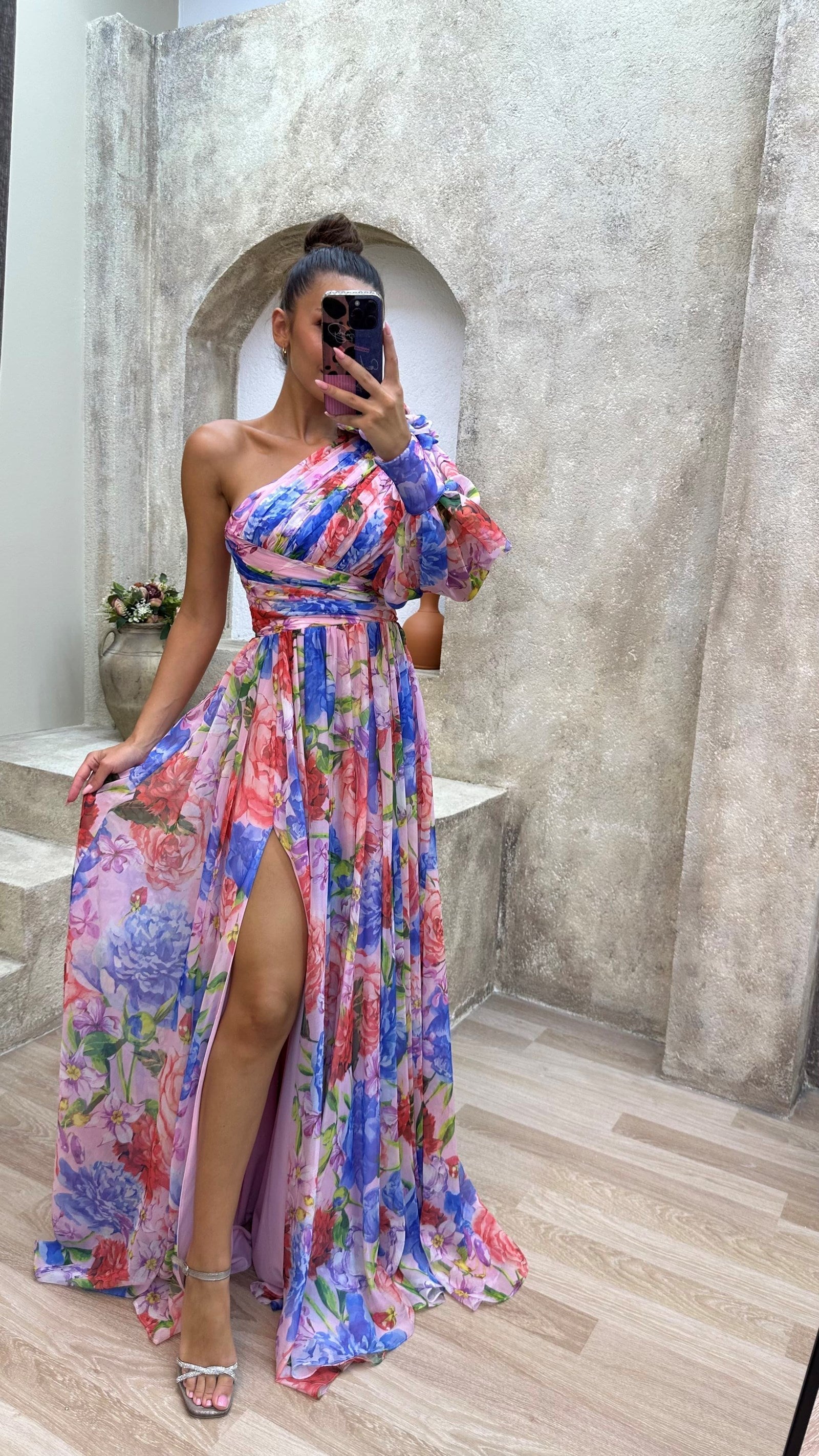 Mckenna - Promienna sukienka maxi