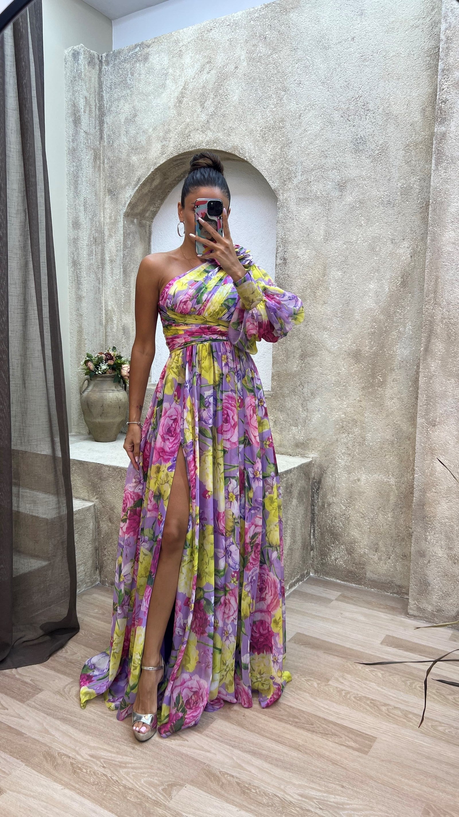 Mckenna - Promienna sukienka maxi