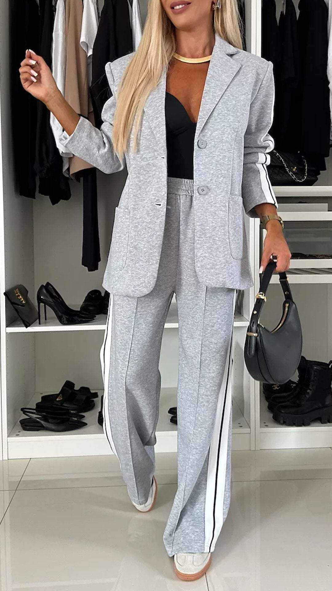 Adie - Zestaw w paski w stylu comfort