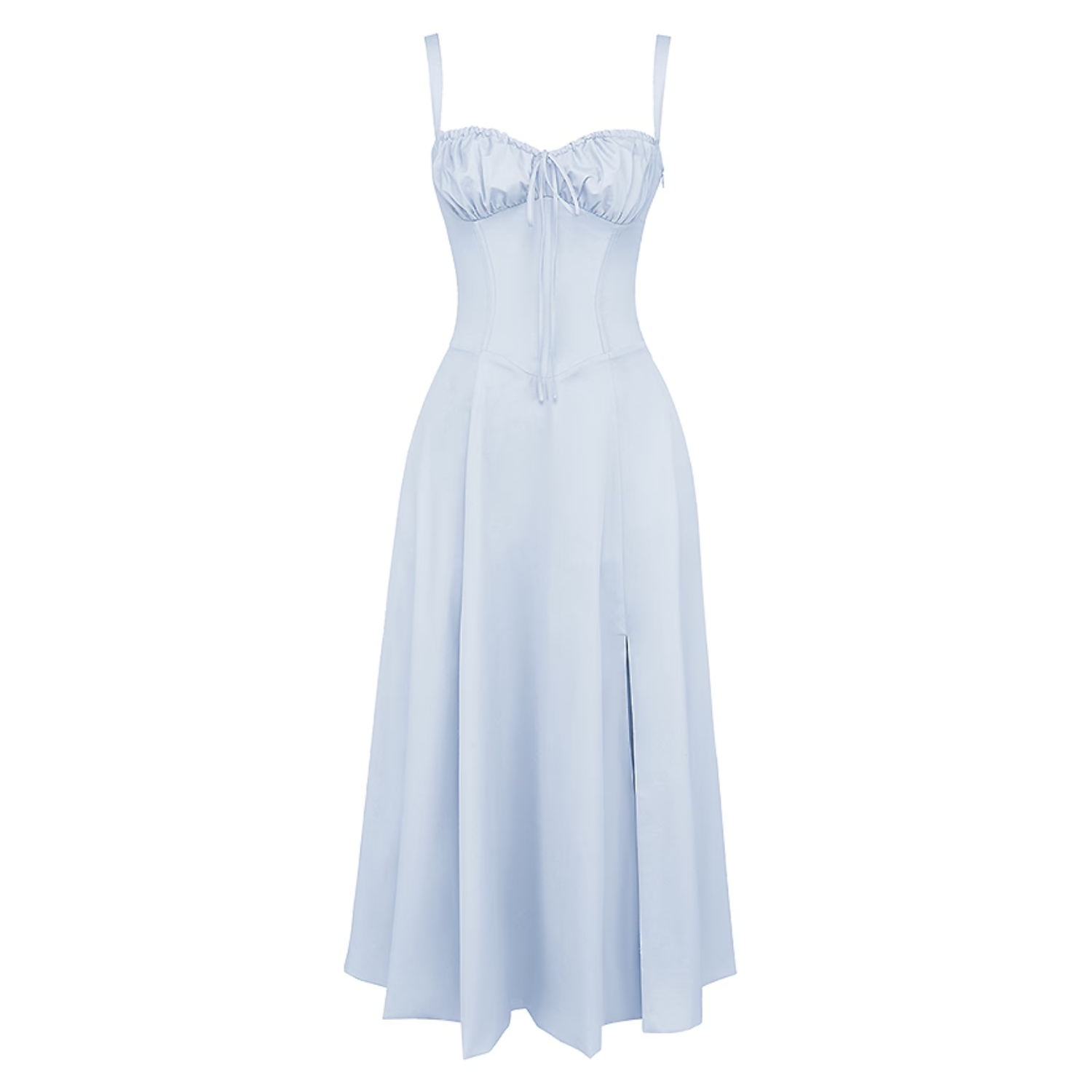 Tirzah - Zwiewna sukienka typu slip z falbanami w stylu boho