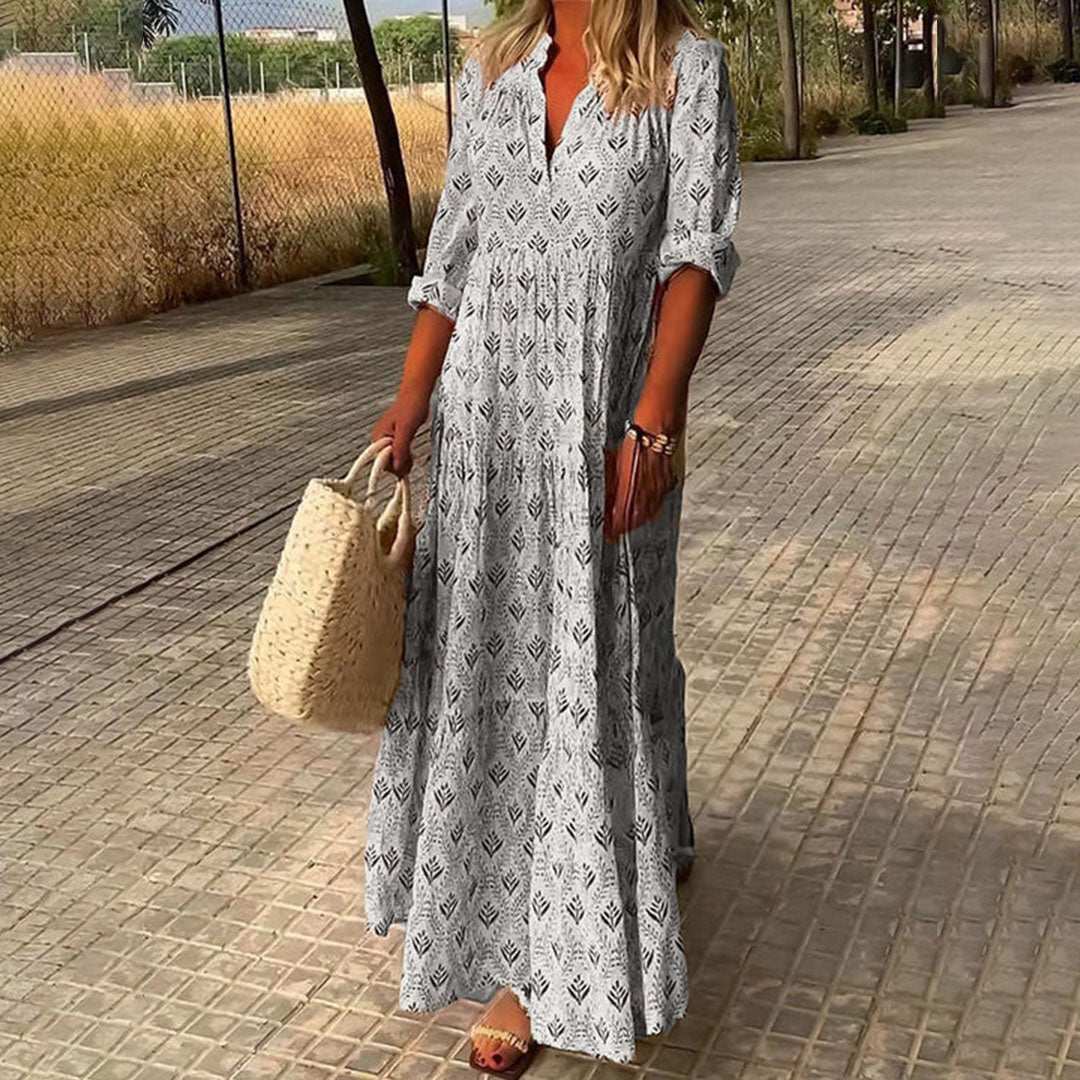 Mia - Sukienka maxi w stylu bohemy