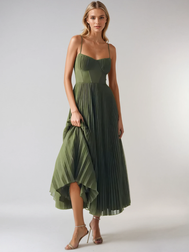 Zoe - Elegancka suknia wieczorowa z odkrytymi plecami i bez rękawów