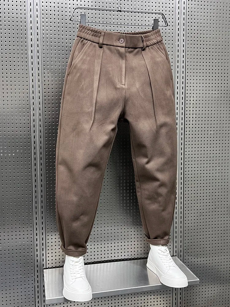 Matheo – eleganckie spodnie w cętki