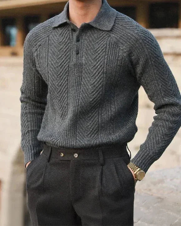 Laurent Dzianinowa koszulka polo