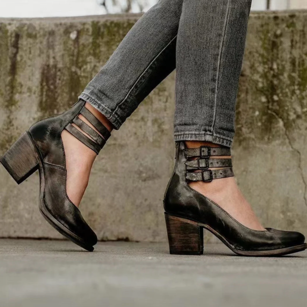 Lina - Klasyczne szpilki w stylu vintage