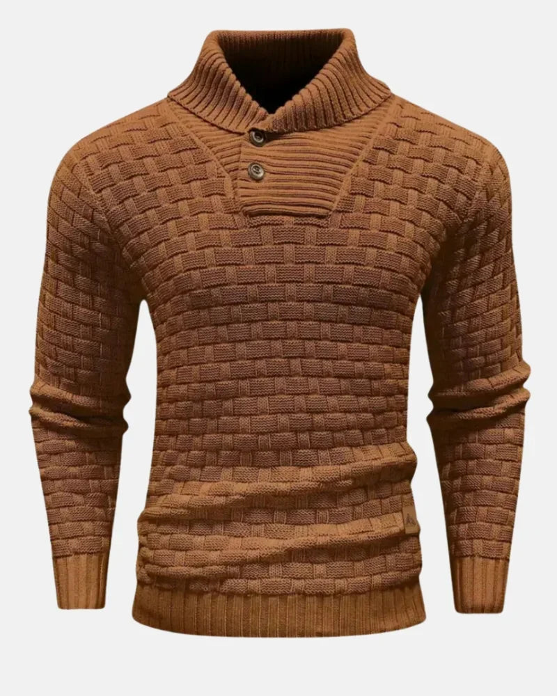 Sweter z dzianiny Rivetto