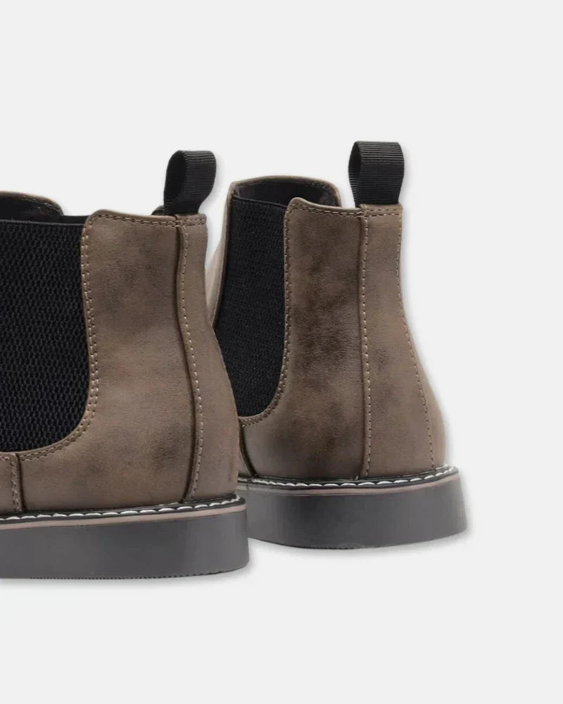 Arthur - Buty retro ze skóry bydlęcej