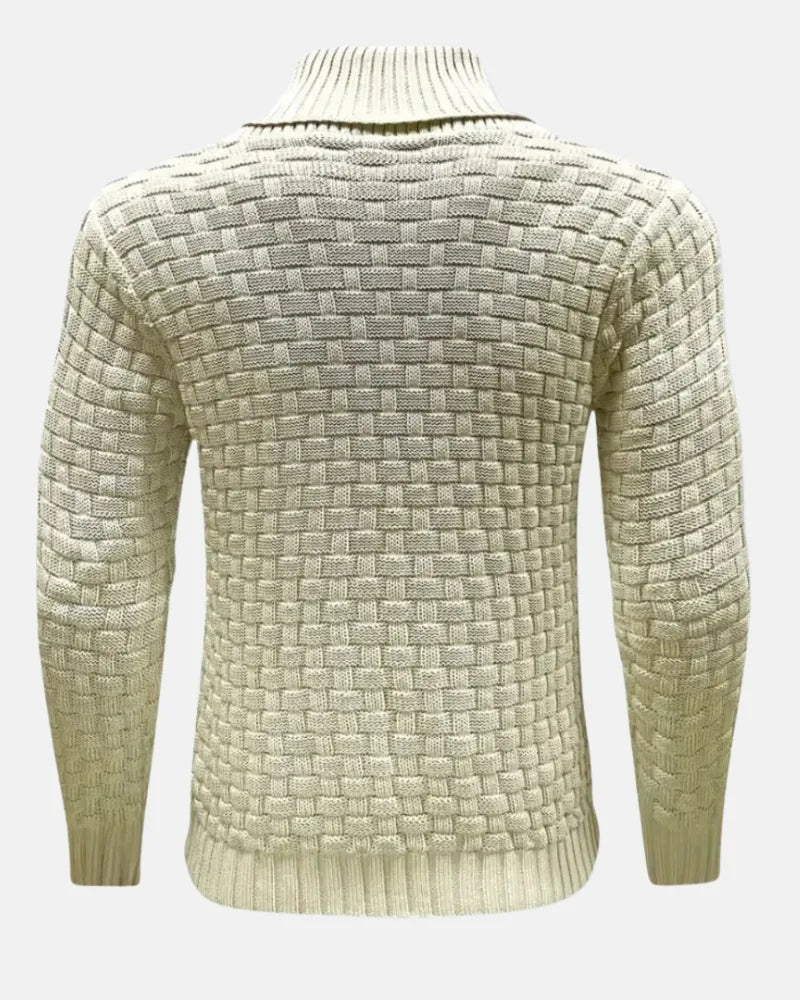 Sweter z dzianiny Rivetto