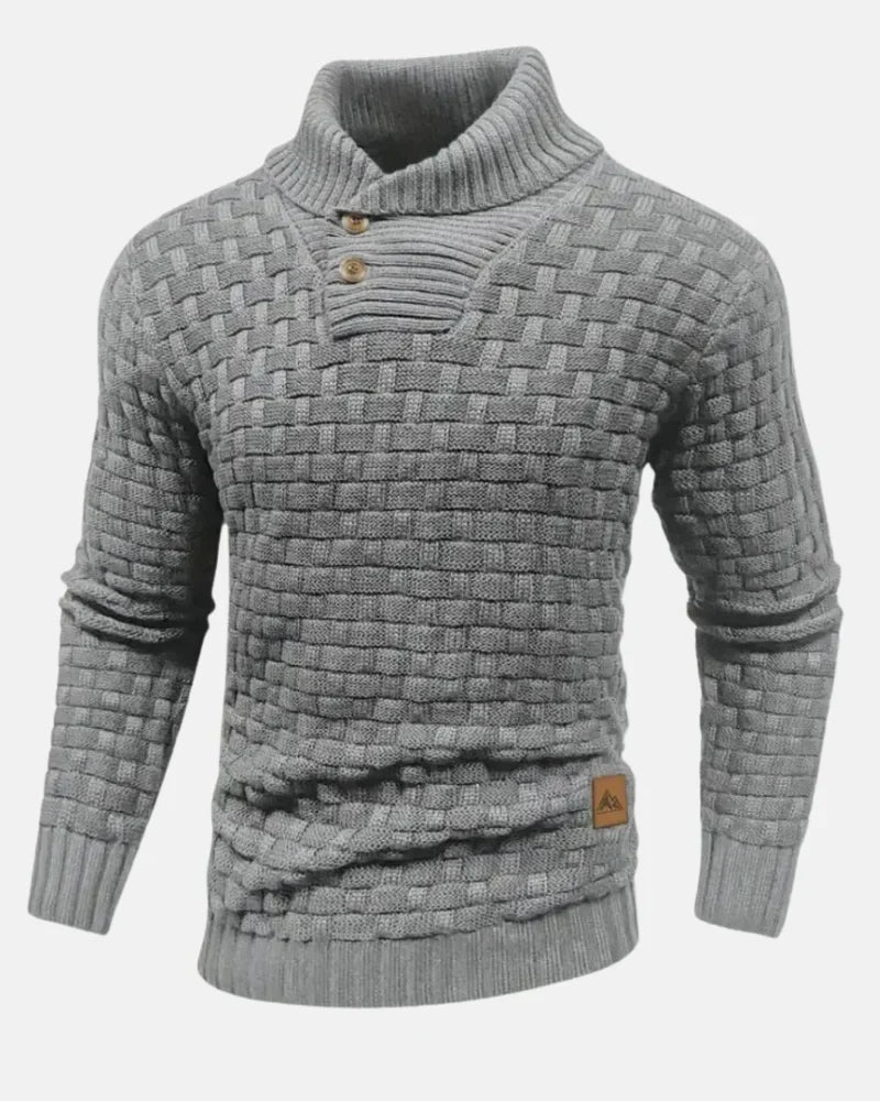 Sweter z dzianiny Rivetto