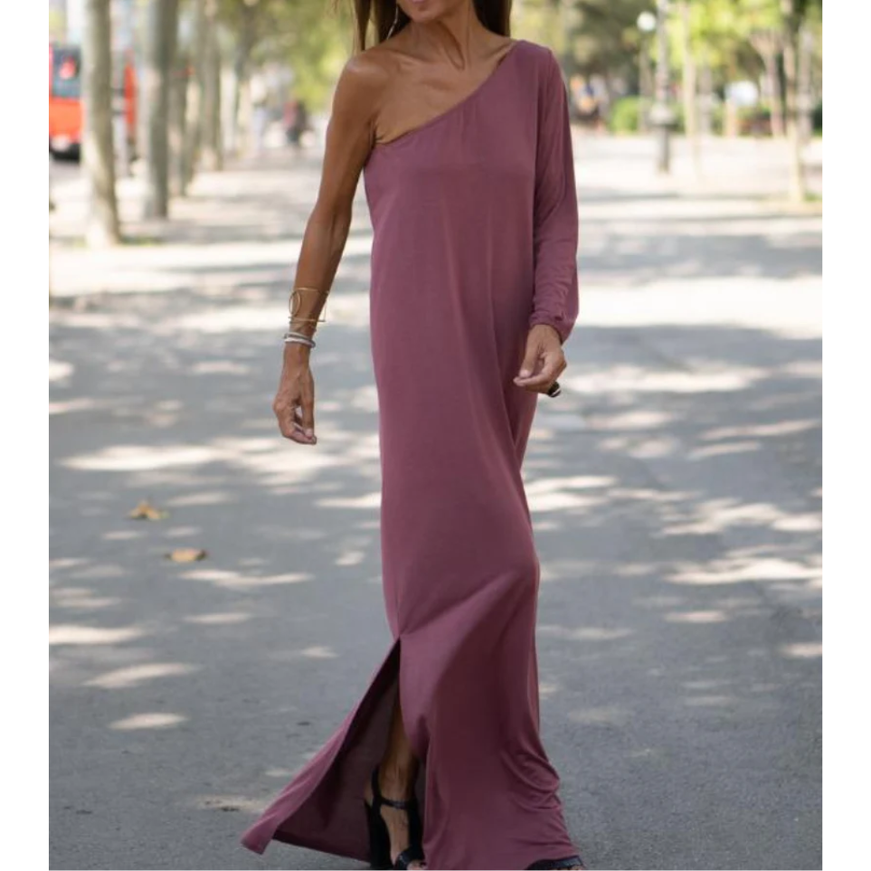Aiden - Elegancka sukienka z jednym ramiączkiem
