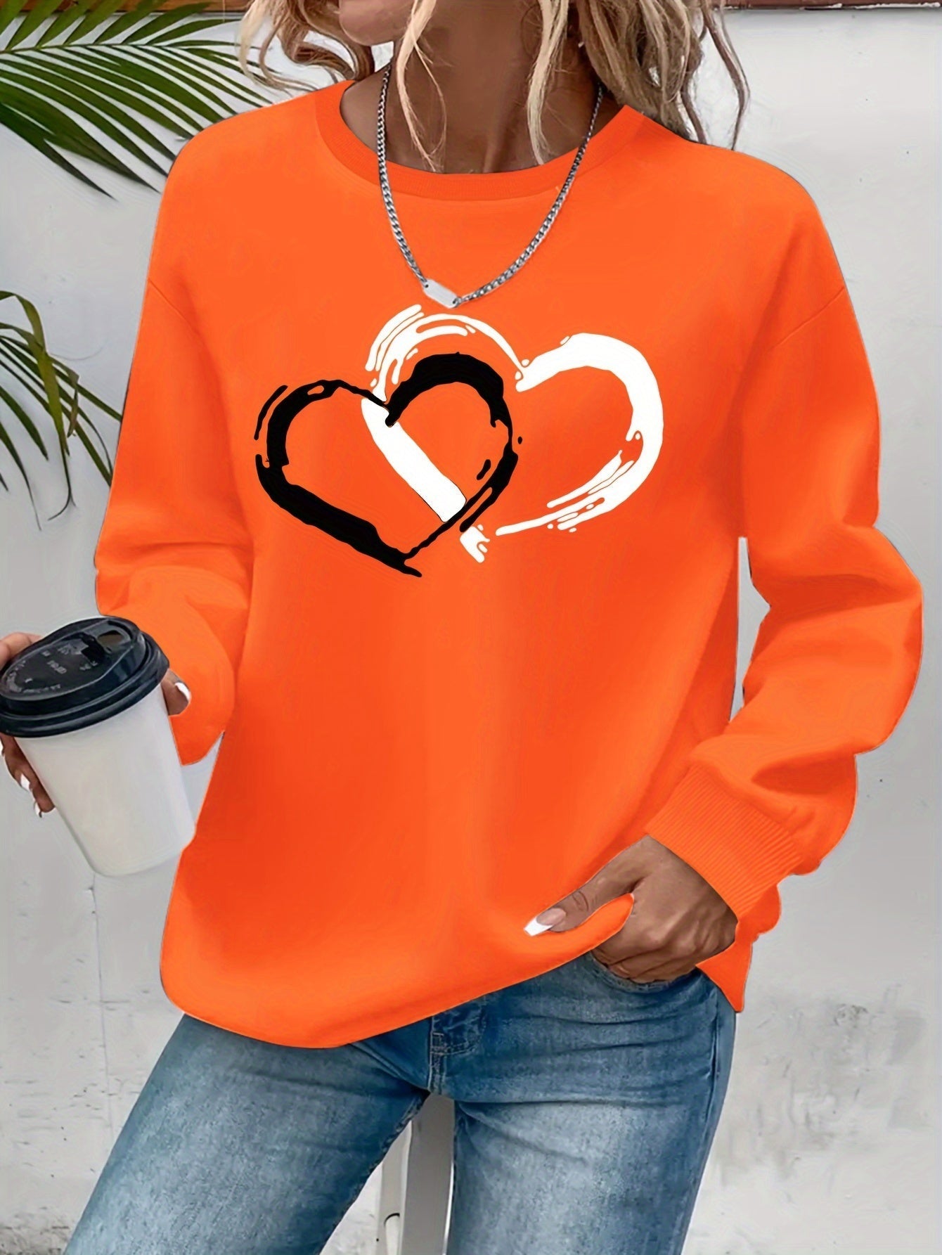 Sharyn - Elegancki sweter z sercem