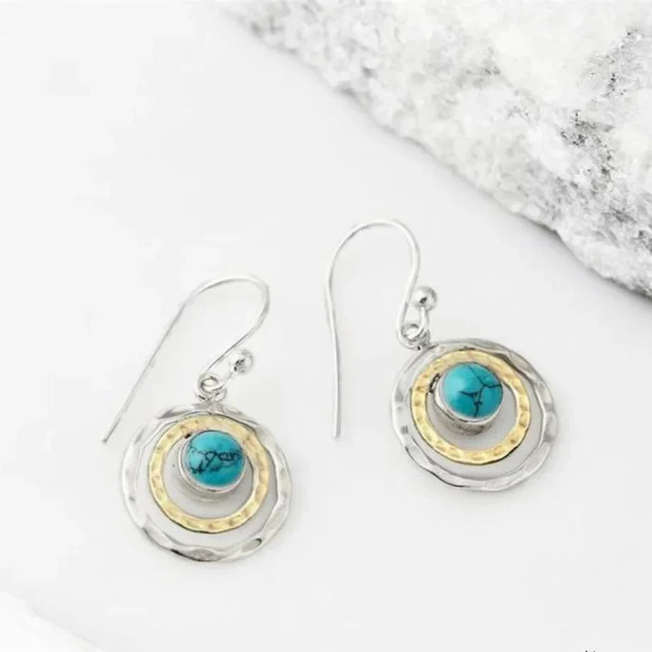 Cecily - Kolczyki Boho Saturn