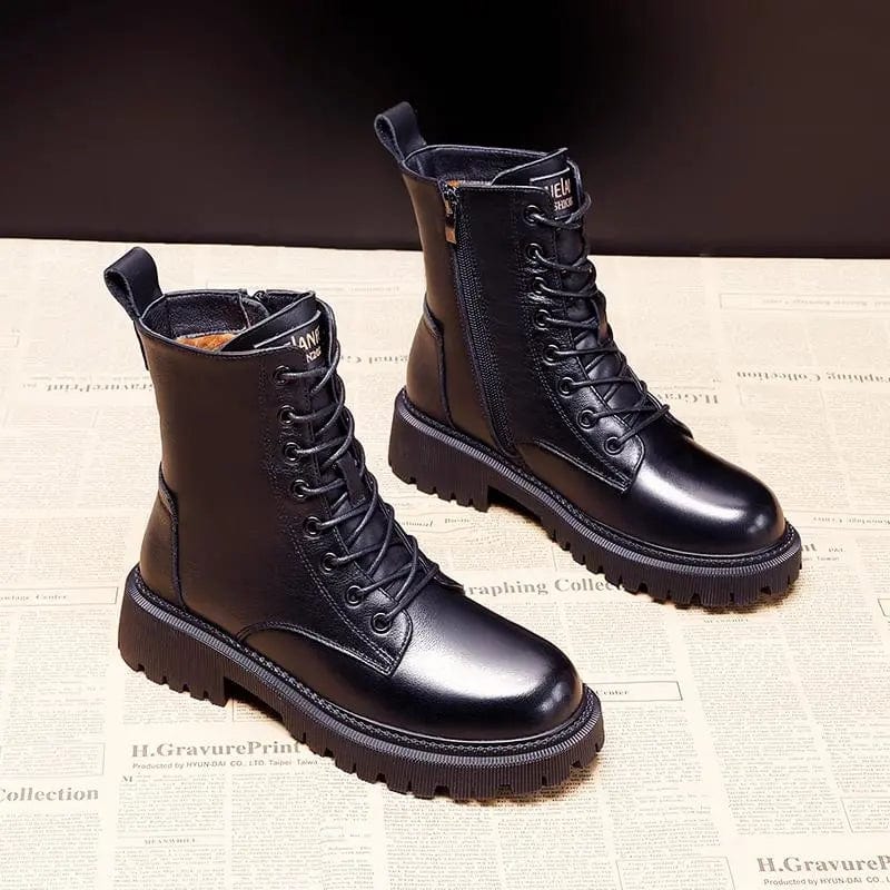 Polerowane czarne buty