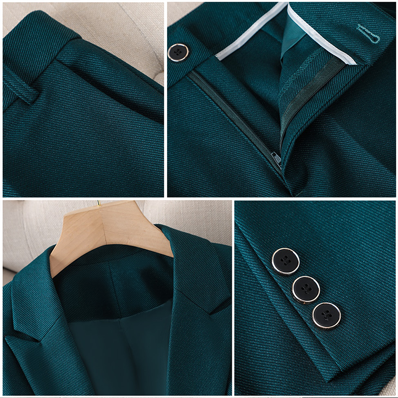Rue - Plain Blazer and Pants Set