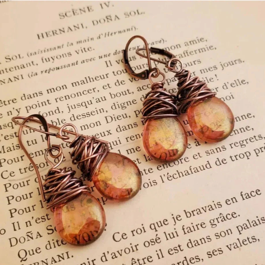Brandy – Kolczyki Firefly w stylu boho
