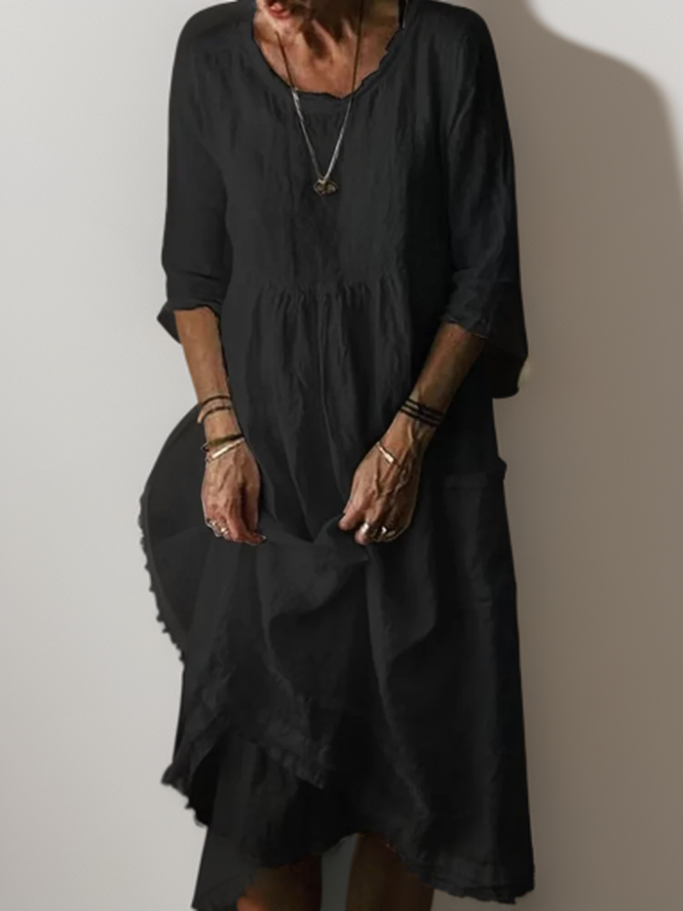 Caroline - Sukienka maxi o luźnym kroju