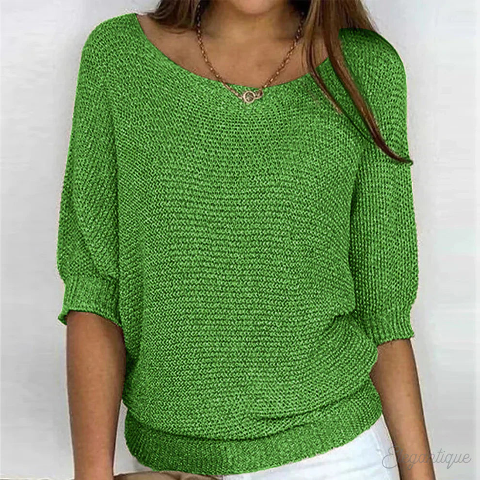 Luigia – Elegancki sweter z dzianiny