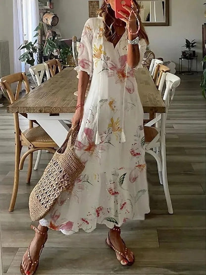 Diana - Sukienka maxi w stylu bohemy