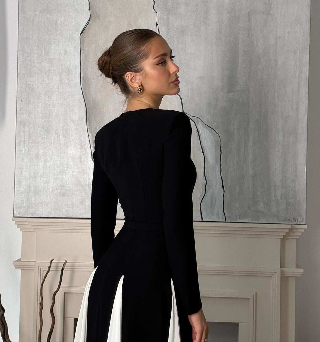 Eliza -  Elegancka sukienka na ramiączkach