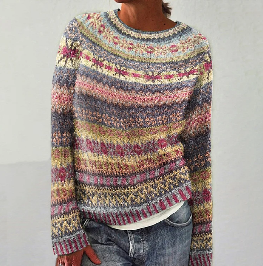 Cora - Crew Neck Casual Sweater