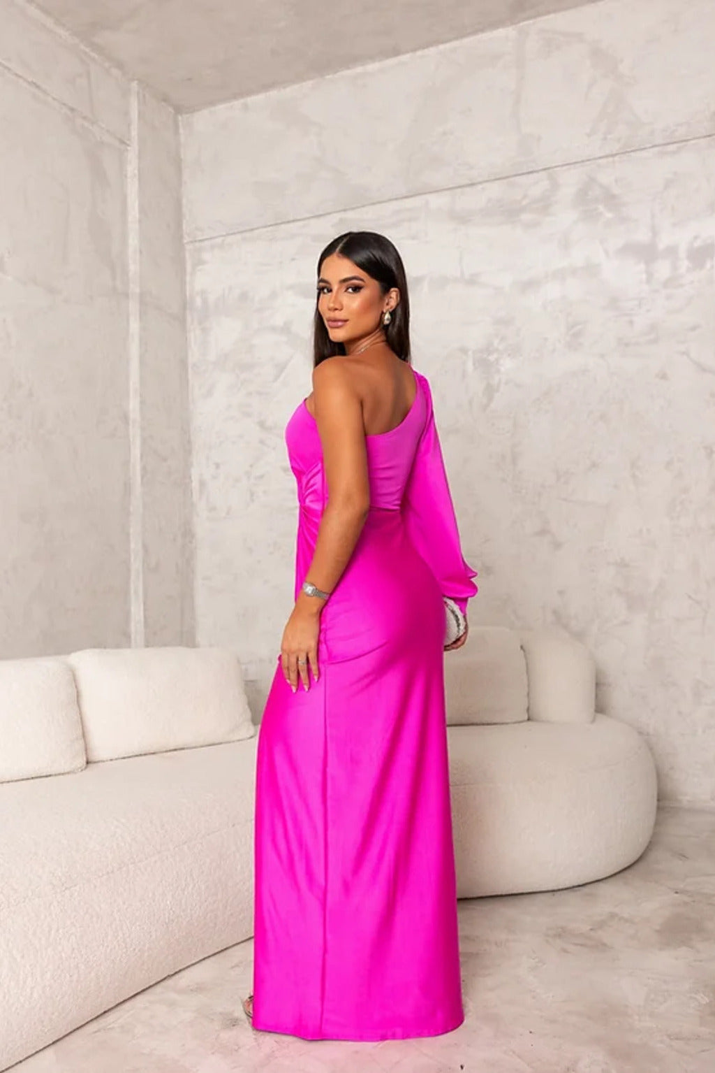 Becca - Elegancka długa sukienka maxi