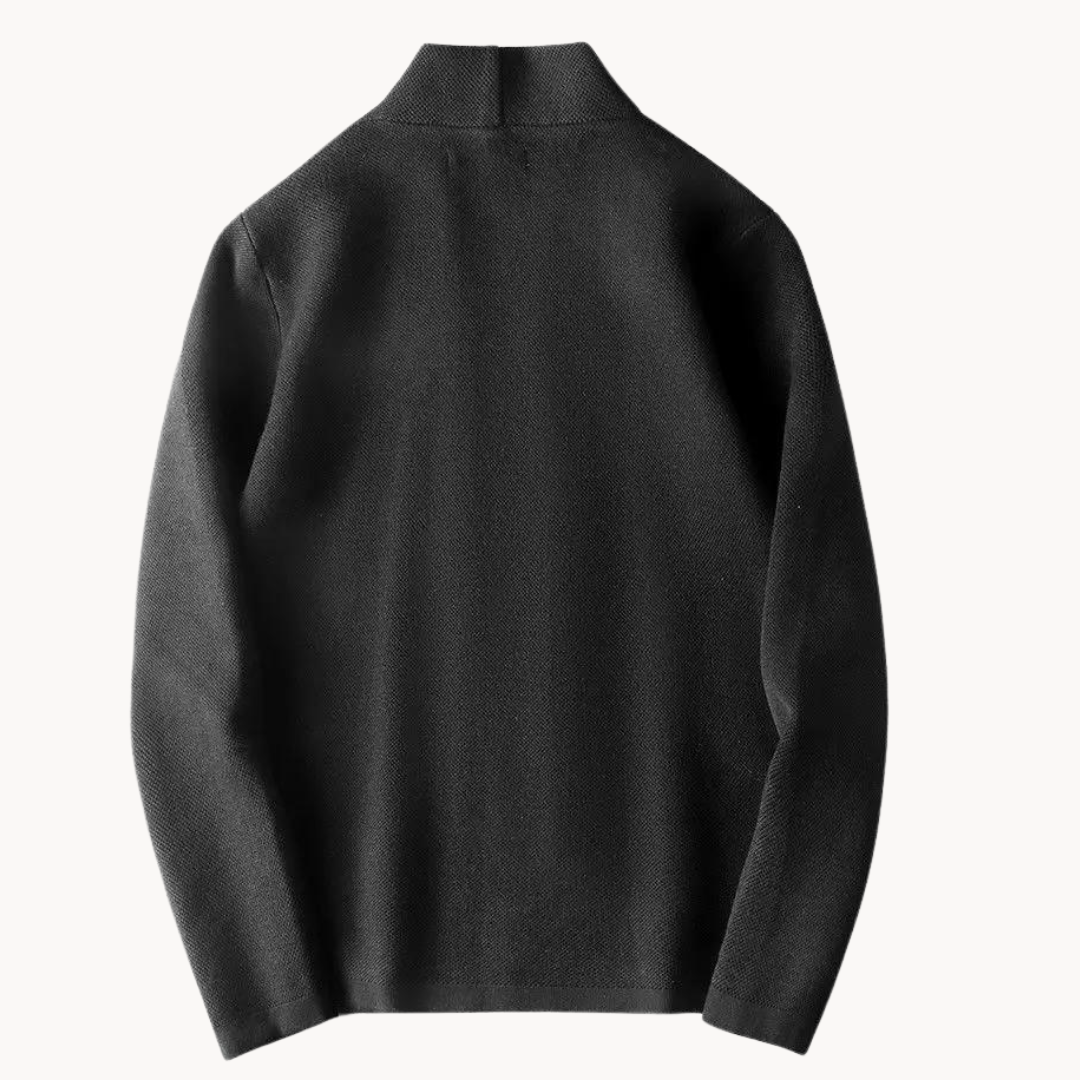 Bjorn - Sweter typu slim fit z klapami