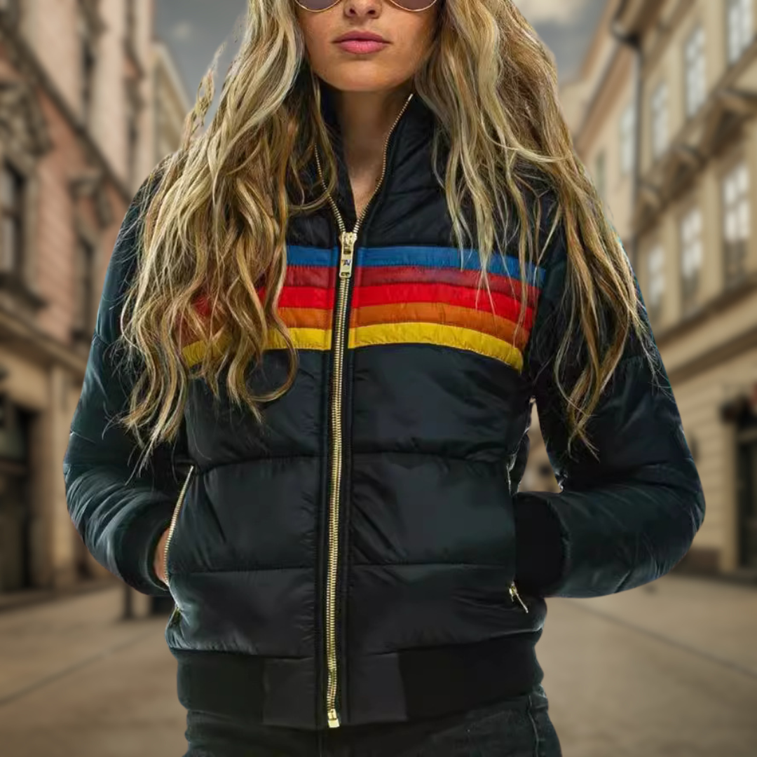 Lorena™ – Damska kurtka inspirowana stylem retro