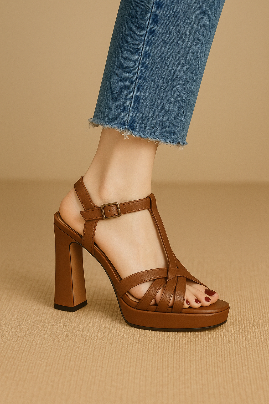 Sarah - Wygodne klasyczne buty na wysokim obcasie
