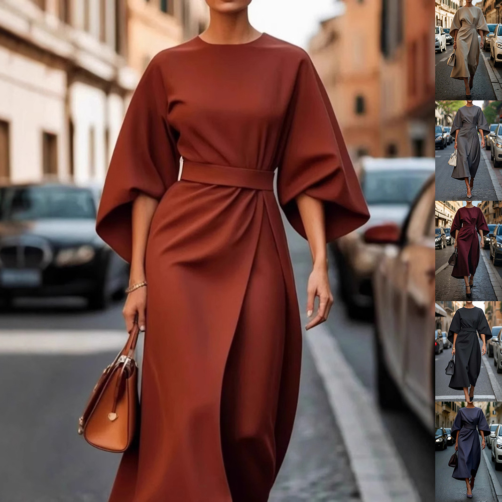 Victoria - Elegancka sukienka z rękawami