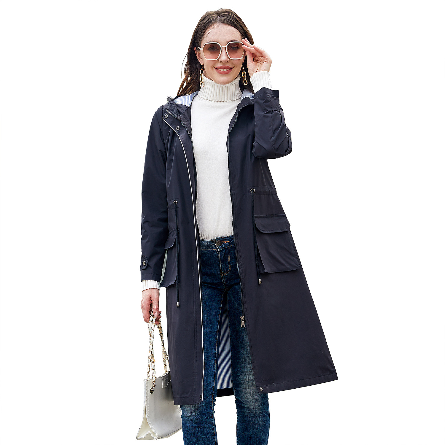 Bethany - Stylowy wodoodporny trencz