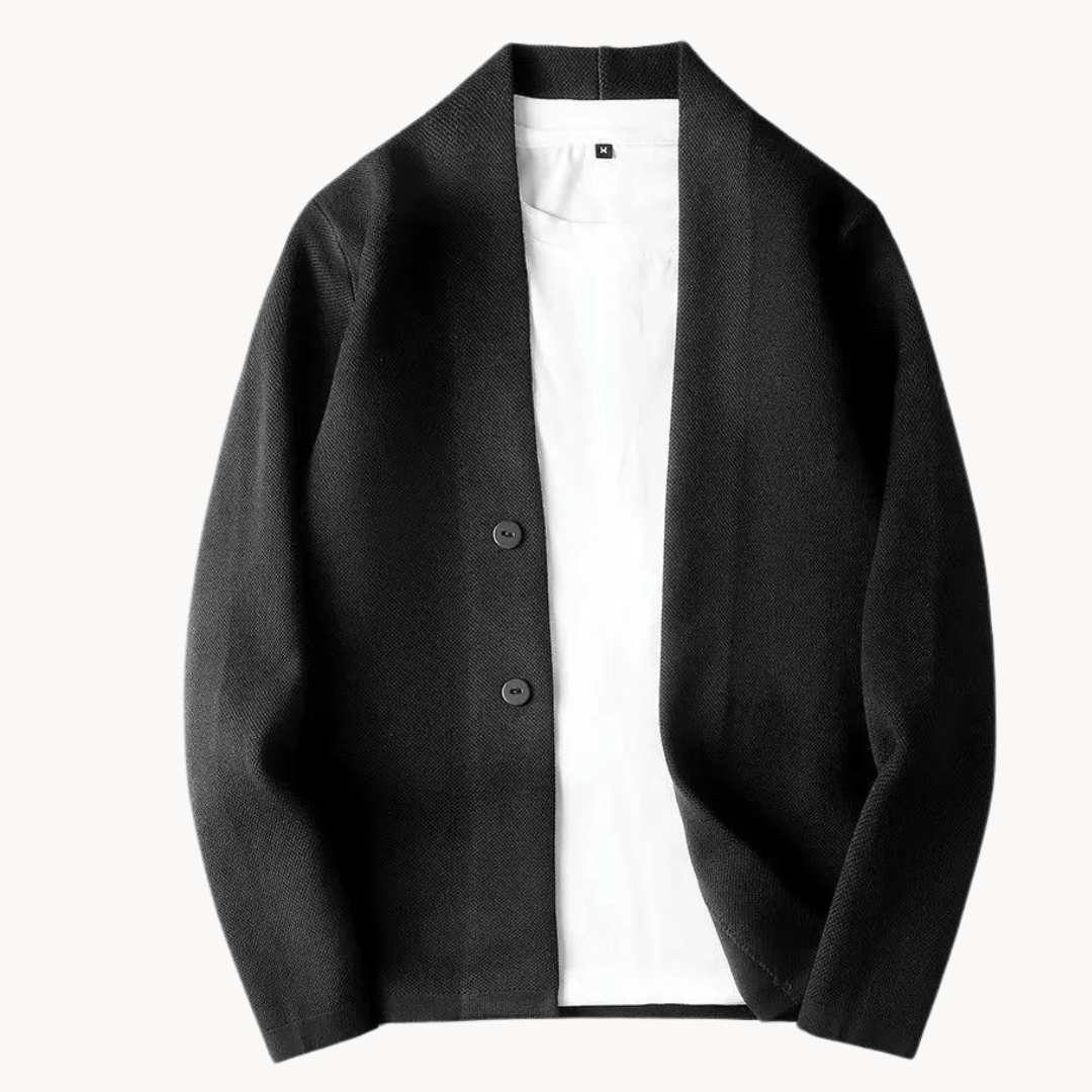 Bjorn - Sweter typu slim fit z klapami