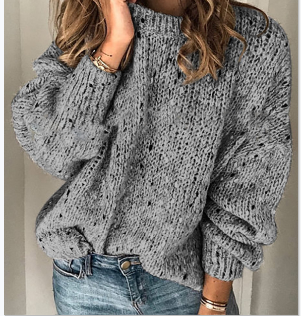 Ayla - Retro Solid Color Sweater