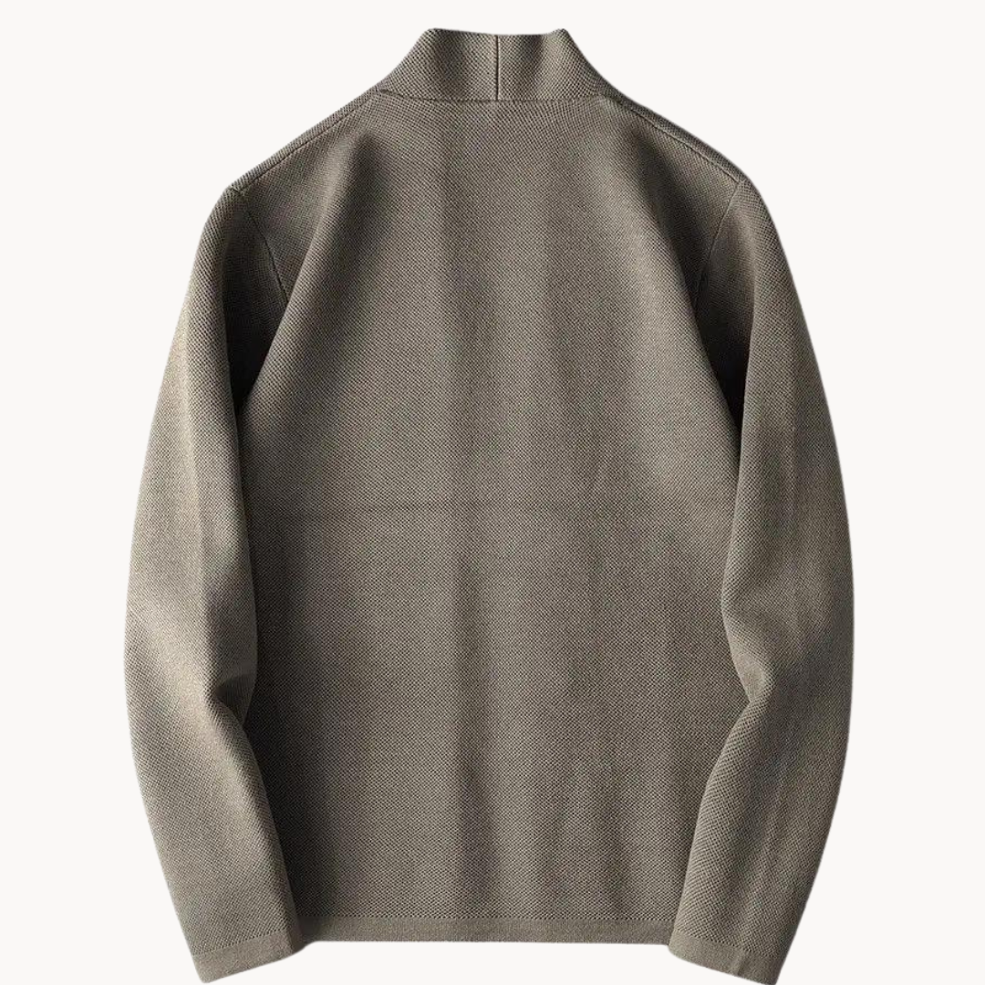 Bjorn - Sweter typu slim fit z klapami