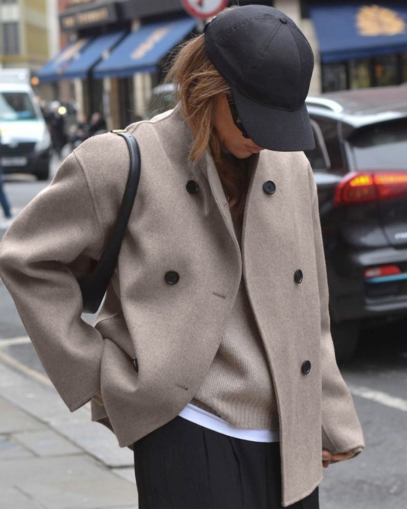 Anaia - Kurtka oversize w stylu francuskim