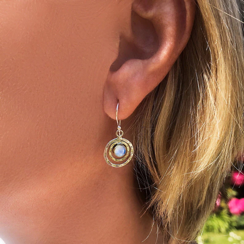 Cecily - Kolczyki Boho Saturn