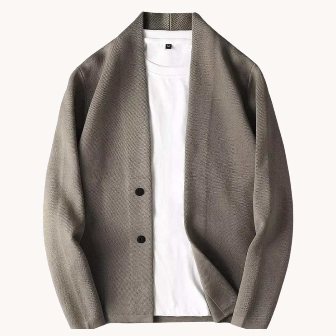 Bjorn - Sweter typu slim fit z klapami