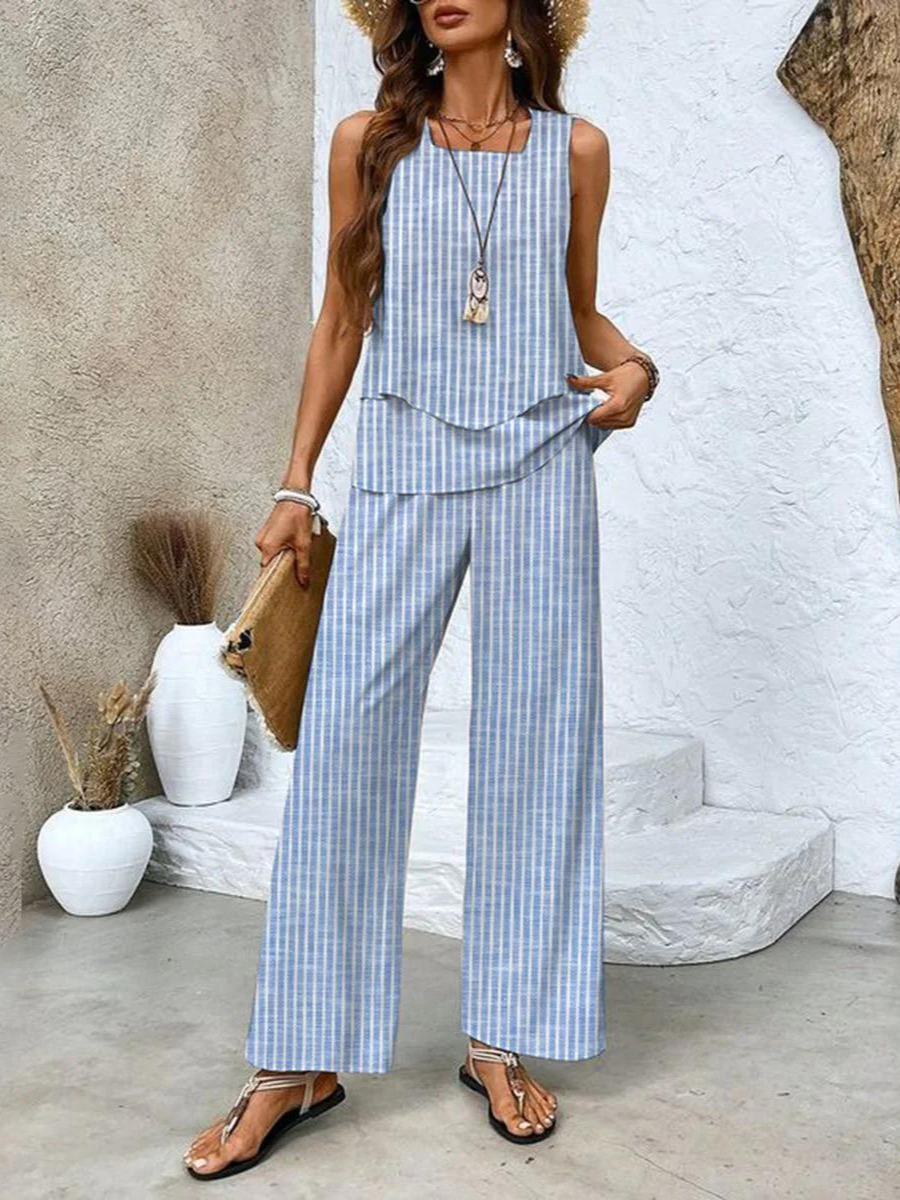 Elara - Sleeveless Summer Set