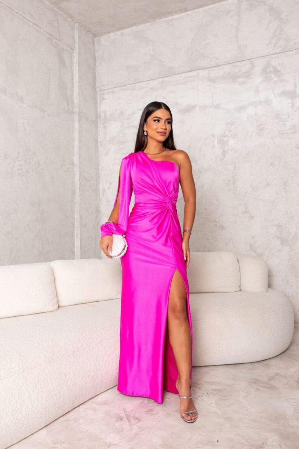 Becca - Elegancka długa sukienka maxi