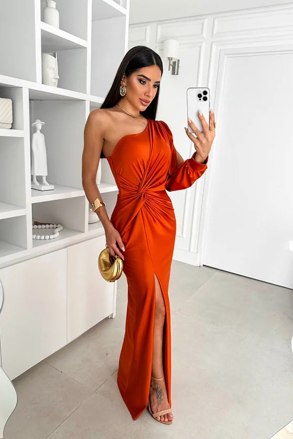 Becca - Elegancka długa sukienka maxi